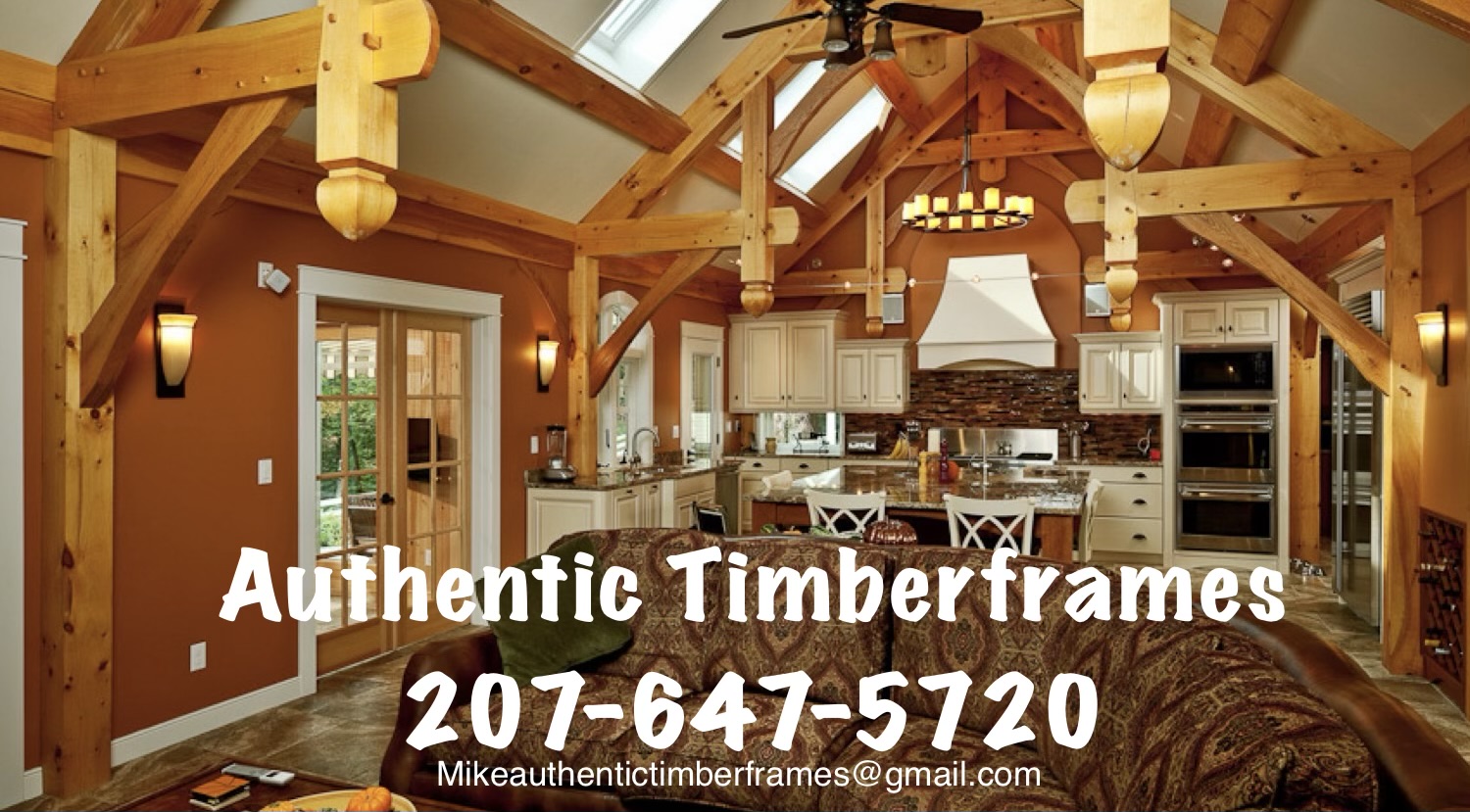 Maine timber frames, post and beam