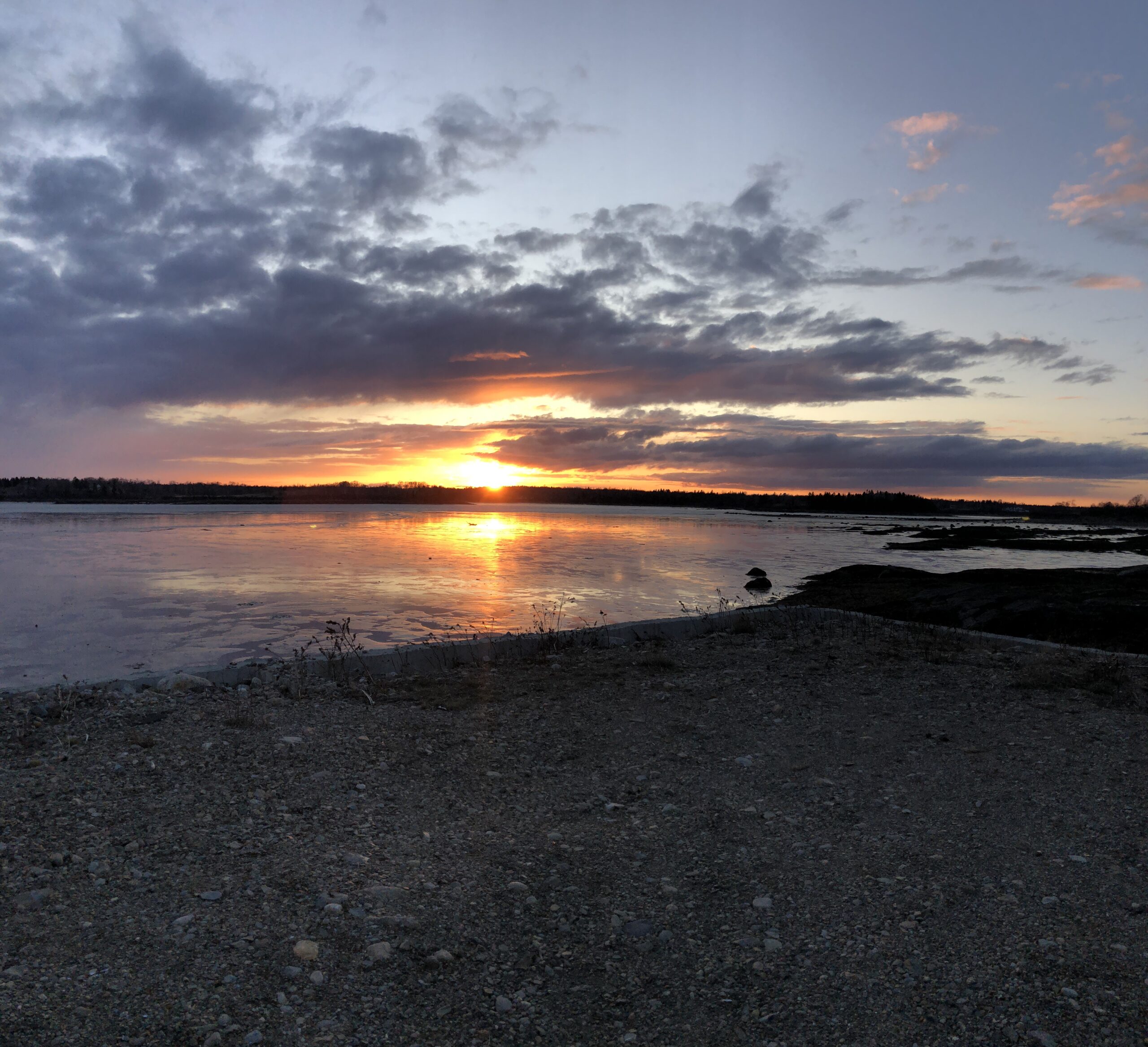 Pleasant River sunset